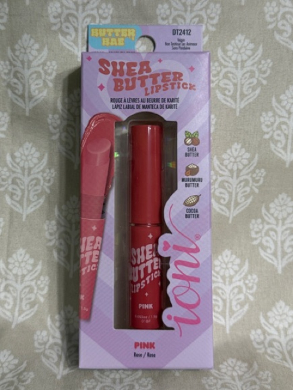 Shea Butter Lipstick Duo - Pink